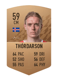 Stefán Teitur Thórdarson Common 59 OVR