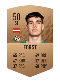 Justin Forst Common 50 OVR