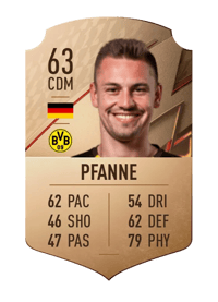 Franz Pfanne Rare 63 OVR