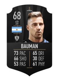 Jonathan Bauman CONMEBOL LIBERTADORES 68 OVR
