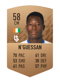 Jean N'Guessan Common 58 OVR