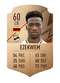Cottrell Ezekwem Rare 60 OVR