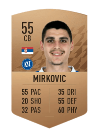 Lazar Mirkovic Common 55 OVR