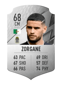 Adem Zorgane Rare 68 OVR