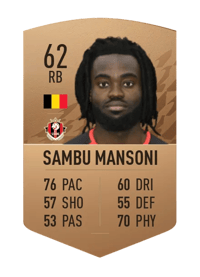 Junior Fabrice Sambu Mansoni Common 62 OVR