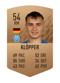 Joe Klöpper Common 54 OVR