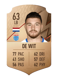 Mees de Wit Rare 63 OVR