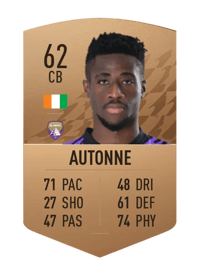 Kouame Autonne Common 62 OVR