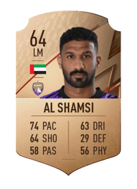 Sultan Al Shamsi Rare 64 OVR