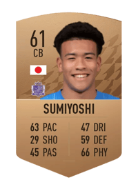 Jelani Reshaun Sumiyoshi Common 61 OVR