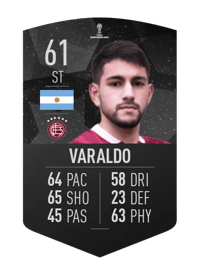 Lucas Varaldo CONMEBOL SUDAMERICANA 61 OVR