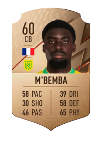 Yannis M'Bemba Rare 60 OVR