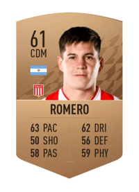 Franco Agustín Romero Common 61 OVR
