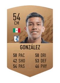 Ronaldo González Common 54 OVR