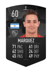 Rodrigo Márquez CONMEBOL SUDAMERICANA 60 OVR