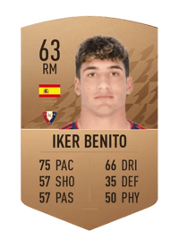 Iker Benito Common 63 OVR