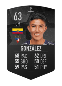 Sebastián González CONMEBOL SUDAMERICANA 63 OVR