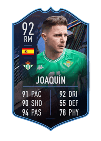 Joaquín FUT CAPTAINS 92 OVR