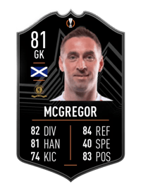 Allan McGregor UEFA Europa League MOTM 81 OVR