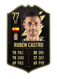 Rubén Castro Team of the Week 77 OVR
