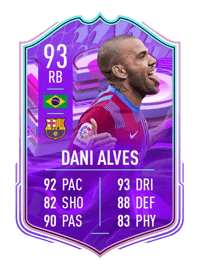 Dani Alves FUT Birthday 93 OVR