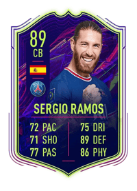 Sergio Ramos Ones to Watch 89 OVR