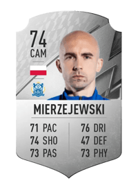 Adrian Mierzejewski Rare 74 OVR