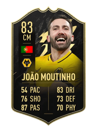 João Moutinho Team of the Week 83 OVR