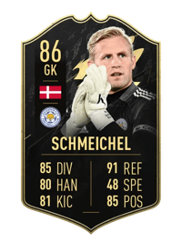 Kasper Schmeichel Team of the Week 86 OVR