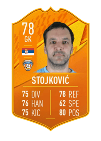 Vladimir Stojković Domestic Man of the Match 78 OVR