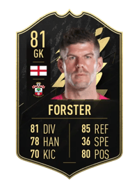 Fraser Forster Team of the Week 81 OVR
