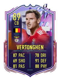Jan Vertonghen Fantasy FUT Upgrade 89 OVR