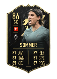 Yann Sommer Team of the Week 86 OVR