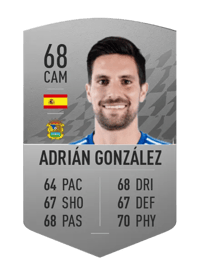 Adrián González Common 68 OVR