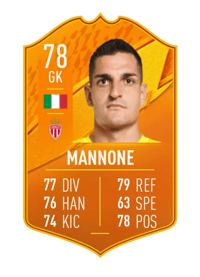 Vito Mannone Domestic Man of the Match 78 OVR