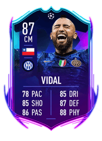 Arturo Vidal UCL Road to the Knockouts 87 OVR