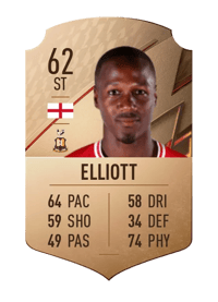 Tom Elliott Rare 62 OVR