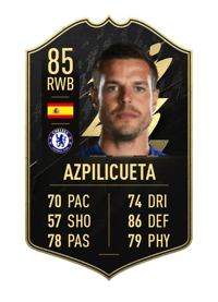 Azpilicueta Team of the Week 85 OVR