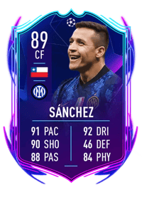 Alexis Sánchez UEFA Champions League Road to the Final 89 OVR