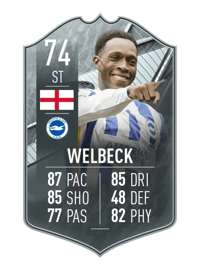 Danny Welbeck SILVER STARS 74 OVR