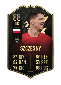Wojciech Szczęsny Team of the Week 88 OVR