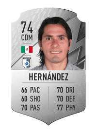 Jorge Hernández Rare 74 OVR