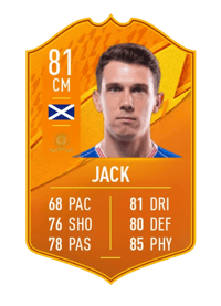 Ryan Jack Domestic Man of the Match 81 OVR