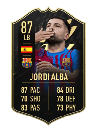 Jordi Alba Team of the Week 87 OVR