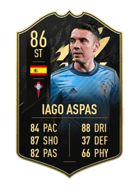 Iago Aspas Team of the Week 86 OVR