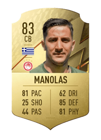 Kostas Manolas Rare 83 OVR