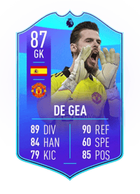 De Gea POTM Premier League 87 OVR