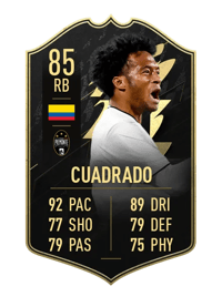 Juan Cuadrado Team of the Week 85 OVR