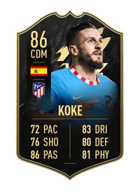 Koke Team of the Week 86 OVR