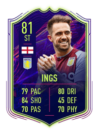 Danny Ings Ones to Watch 81 OVR